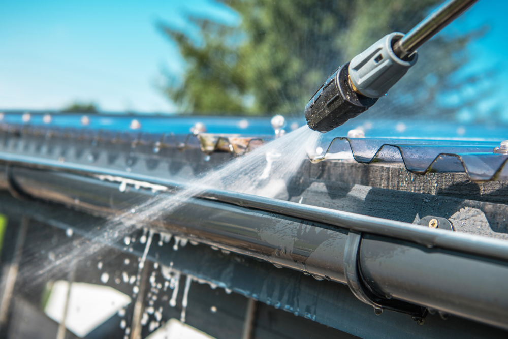 The Benefits of Pressure Washing for Your Home's Gutters and Downspouts